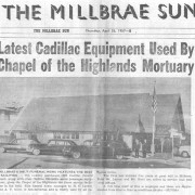 Article in the Millbrae Sun Thursday, April 25, 1957
