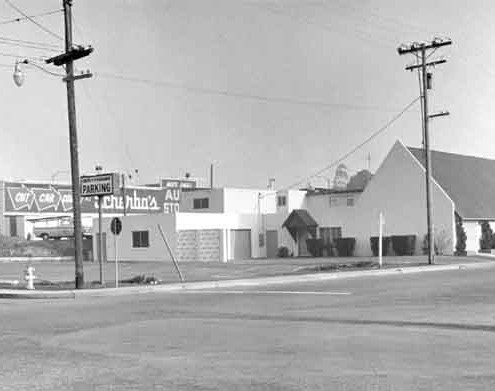 Rear from Broadway and Millwood Drive circa 1965