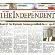 Obituary for Clarence Larson in the Sun/Independent Saturday, February 13, 1999